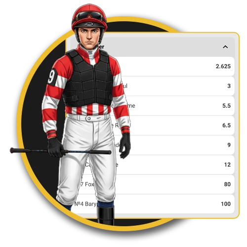 At Melbet, you will find some of the highest odds on horse racing.