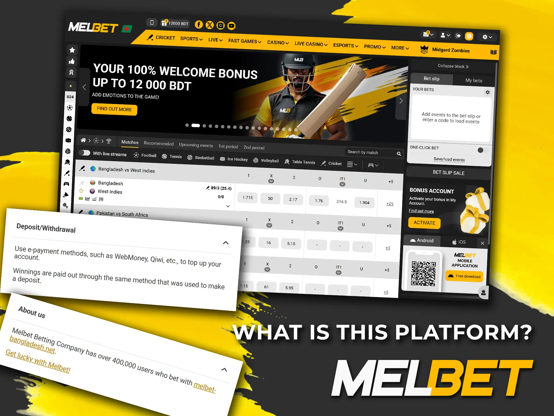 Learn more about the Melbet platform.