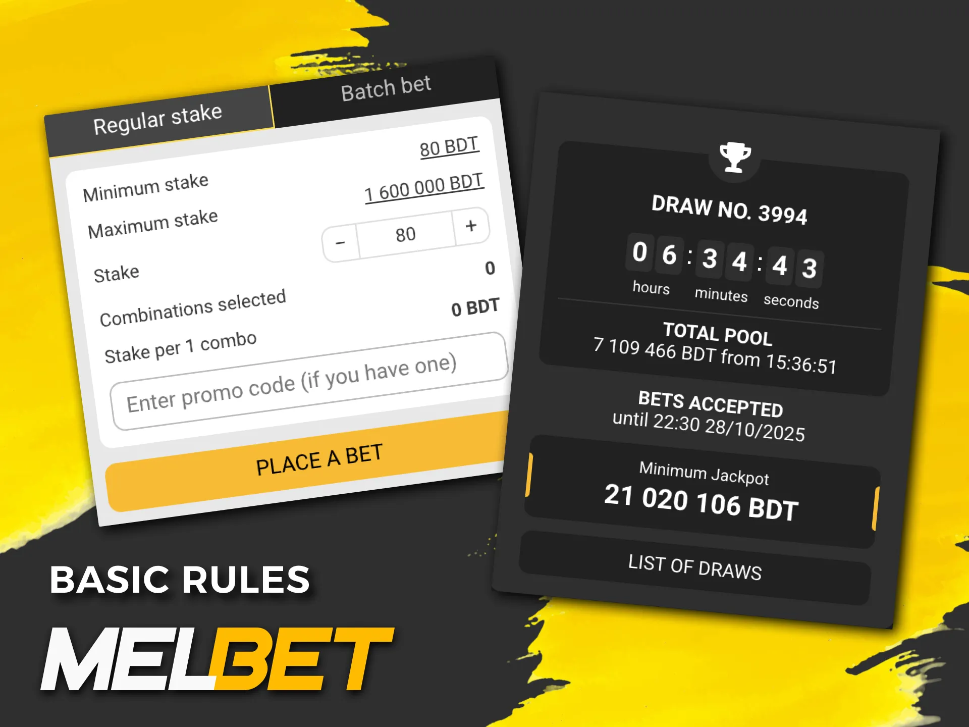 Find out some simple basic rules for Melbet TOTO betting.