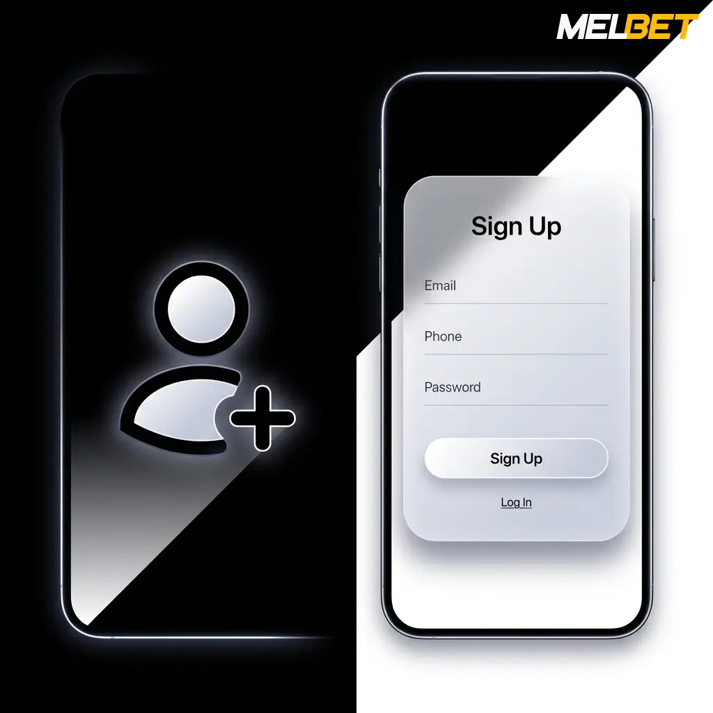 Melbet account registration page for users in Bangladesh